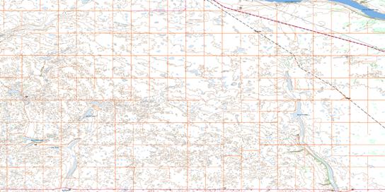 Renown Topo Map 072P12 at 1:50,000 scale - National Topographic System of Canada (NTS) - Toporama map