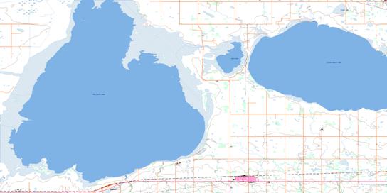 Wynyard Topo Map 072P16 at 1:50,000 scale - National Topographic System of Canada (NTS) - Toporama map