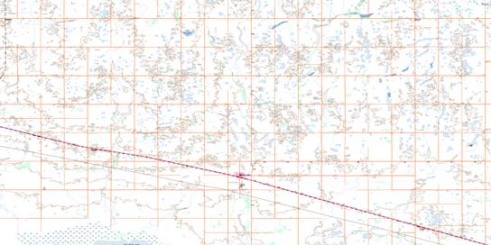 Quill Lake Topo Map 073A01 at 1:50,000 scale - National Topographic System of Canada (NTS) - Toporama map