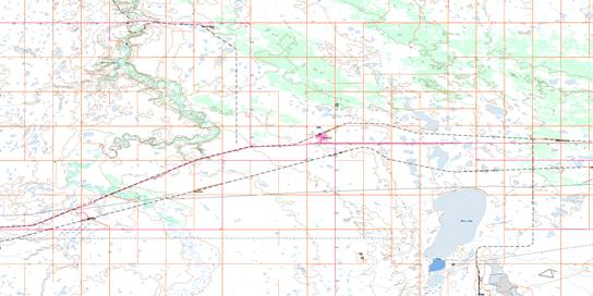 Asquith Topo Map 073B03 at 1:50,000 scale - National Topographic System of Canada (NTS) - Toporama map