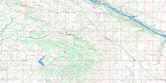 Sonningdale Topo Map 073B05 at 1:50,000 scale - National Topographic System of Canada (NTS) - Toporama map