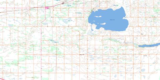 Hafford Topographic map 073B11 at 1:50,000 Scale