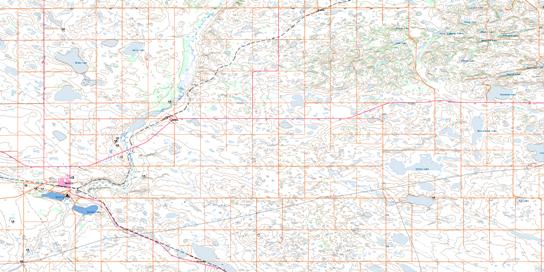 Macklin Topo Map 073C05 at 1:50,000 scale - National Topographic System of Canada (NTS) - Toporama map