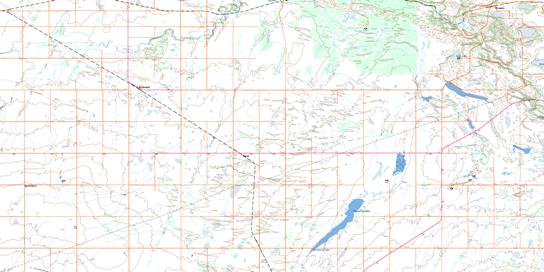 Rockhaven Topo Map 073C10 at 1:50,000 scale - National Topographic System of Canada (NTS) - Toporama map