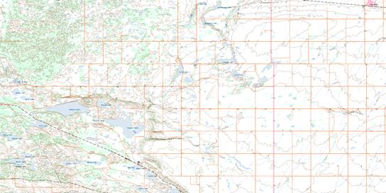 Vera Topographic map 073C11 at 1:50,000 Scale