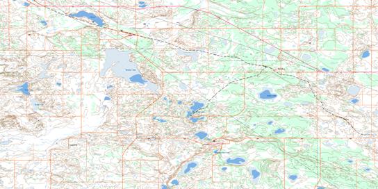 Czar Topo Map 073D07 at 1:50,000 scale - National Topographic System of Canada (NTS) - Toporama map