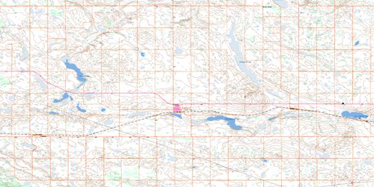 Provost Topo Map 073D08 at 1:50,000 scale - National Topographic System of Canada (NTS) - Toporama map