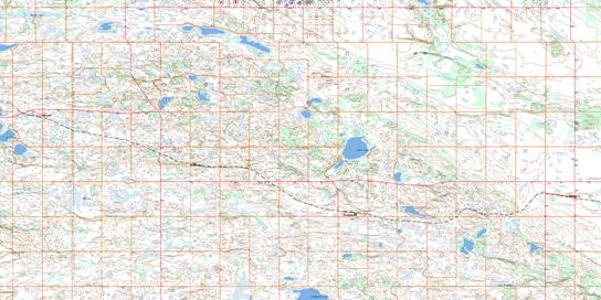 Clandonald Topographic map 073E10 at 1:50,000 Scale