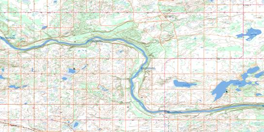 Hairy Hill Topographic map 073E13 at 1:50,000 Scale