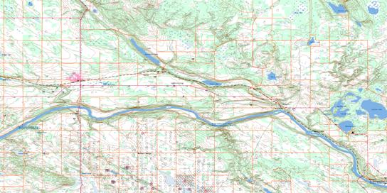 Elk Point Topo Map 073E15 at 1:50,000 scale - National Topographic System of Canada (NTS) - Toporama map