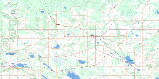 St Walburg Topo Map 073F11 at 1:50,000 scale - National Topographic System of Canada (NTS) - Toporama map