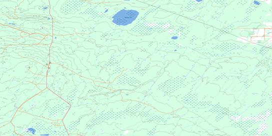Hunting Lake Topo Map 073F16 at 1:50,000 scale - National Topographic System of Canada (NTS) - Toporama map