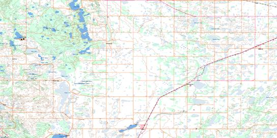 Leask Topo Map 073G02 at 1:50,000 scale - National Topographic System of Canada (NTS) - Toporama map