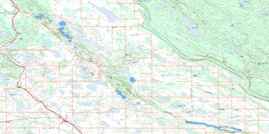 Debden Topo Map 073G10 at 1:50,000 scale - National Topographic System of Canada (NTS) - Toporama map