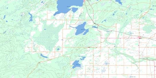 Leoville Topographic map 073G12 at 1:50,000 Scale