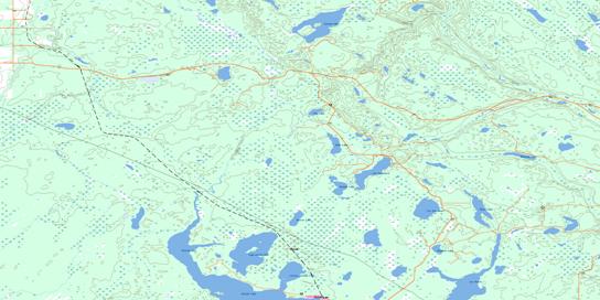 Chitek Topo Map 073G13 at 1:50,000 scale - National Topographic System of Canada (NTS) - Toporama map