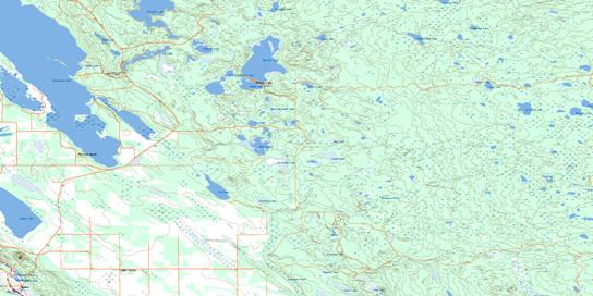 Bodmin Topo Map 073G15 at 1:50,000 scale - National Topographic System of Canada (NTS) - Toporama map