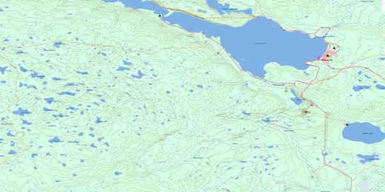 Waskesiu Lake Topo Map 073G16 at 1:50,000 scale - National Topographic System of Canada (NTS) - Toporama map