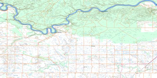 Fairy Glen Topo Map 073H02 at 1:50,000 scale - National Topographic System of Canada (NTS) - Toporama map