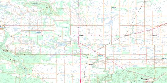 Henribourg Topo Map 073H05 at 1:50,000 scale - National Topographic System of Canada (NTS) - Toporama map