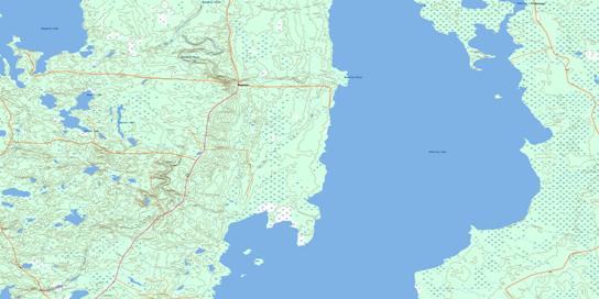 Montreal Lake North Topo Map 073I05 at 1:50,000 scale - National Topographic System of Canada (NTS) - Toporama map