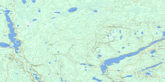 Little Bear Lake Topographic map 073I07 at 1:50,000 Scale