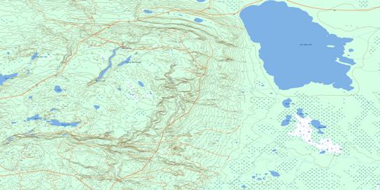 Big Sandy Lake Topographic map 073I08 at 1:50,000 Scale