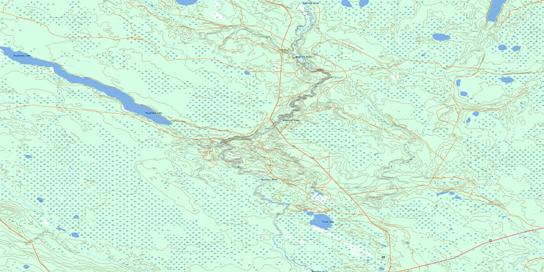 Montreal River Topo Map 073I13 at 1:50,000 scale - National Topographic System of Canada (NTS) - Toporama map