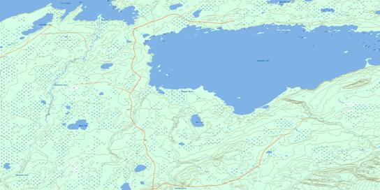 Wapawekka Lake Topographic map 073I15 at 1:50,000 Scale