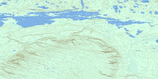 Wapawekka Narrows Topographic map 073I16 at 1:50,000 Scale