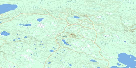 Randall Lake Topo Map 073J09 at 1:50,000 scale - National Topographic System of Canada (NTS) - Toporama map