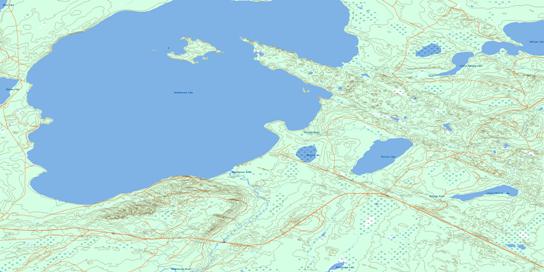 Smoothstone Lake Topo Map 073J10 at 1:50,000 scale - National Topographic System of Canada (NTS) - Toporama map