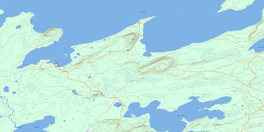 Dore Lake Topographic map 073J11 at 1:50,000 Scale