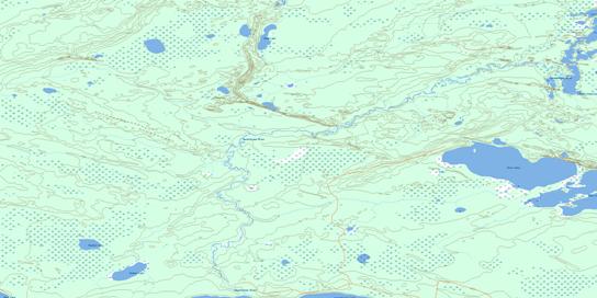 Swan Lakes Topographic map 073J15 at 1:50,000 Scale