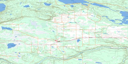 Pierceland Topo Map 073K05 at 1:50,000 scale - National Topographic System of Canada (NTS) - Toporama map