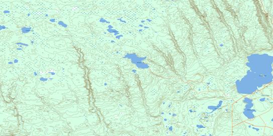 Flotten Lake Topo Map 073K10 at 1:50,000 scale - National Topographic System of Canada (NTS) - Toporama map