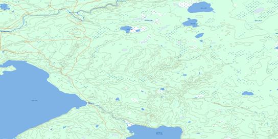 Cold River Topo Map 073K12 at 1:50,000 scale - National Topographic System of Canada (NTS) - Toporama map