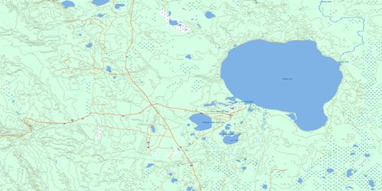 Keeley Lake Topo Map 073K16 at 1:50,000 scale - National Topographic System of Canada (NTS) - Toporama map