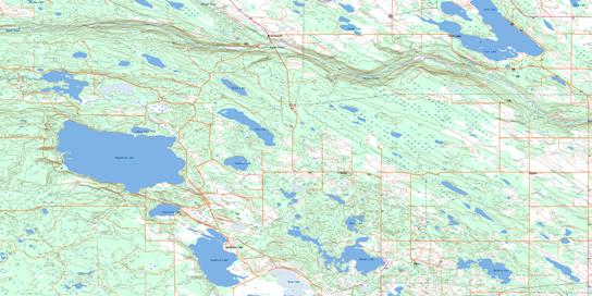 Goodfish Lake Topo Map 073L05 at 1:50,000 scale - National Topographic System of Canada (NTS) - Toporama map