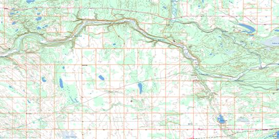 Goodridge Topographic map 073L06 at 1:50,000 Scale