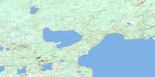 Marie Lake Topo Map 073L09 at 1:50,000 scale - National Topographic System of Canada (NTS) - Toporama map