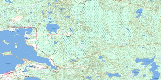 Lac La Biche Topographic map 073L13 at 1:50,000 Scale