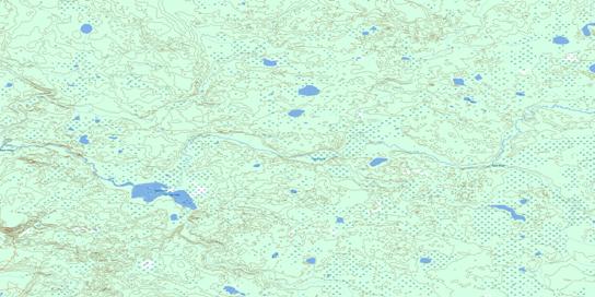 Caribou Lake Topo Map 073M02 at 1:50,000 scale - National Topographic System of Canada (NTS) - Toporama map