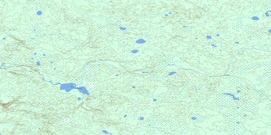 Caribou Lake Topo Map 073M02 at 1:50,000 scale - National Topographic System of Canada (NTS) - Toporama map