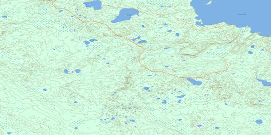 Kirby Lake Topo Map 073M07 at 1:50,000 scale - National Topographic System of Canada (NTS) - Toporama map