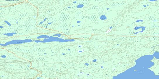 Christina Lake Topo Map 073M10 at 1:50,000 scale - National Topographic System of Canada (NTS) - Toporama map