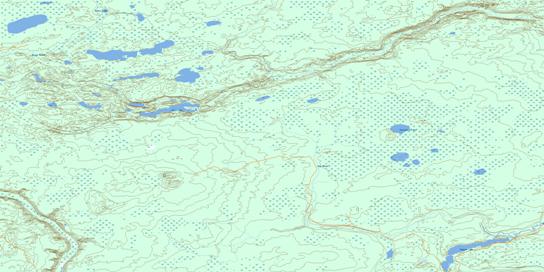 Thornbury Lake Topographic map 073M12 at 1:50,000 Scale