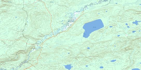 Bohn Lake Topo Map 073M15 at 1:50,000 scale - National Topographic System of Canada (NTS) - Toporama map