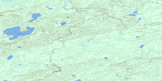 Cowper Lake Topographic map 073M16 at 1:50,000 Scale
