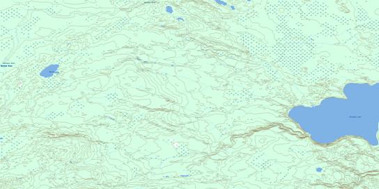 Juggins Creek Topo Map 073N02 at 1:50,000 scale - National Topographic System of Canada (NTS) - Toporama map